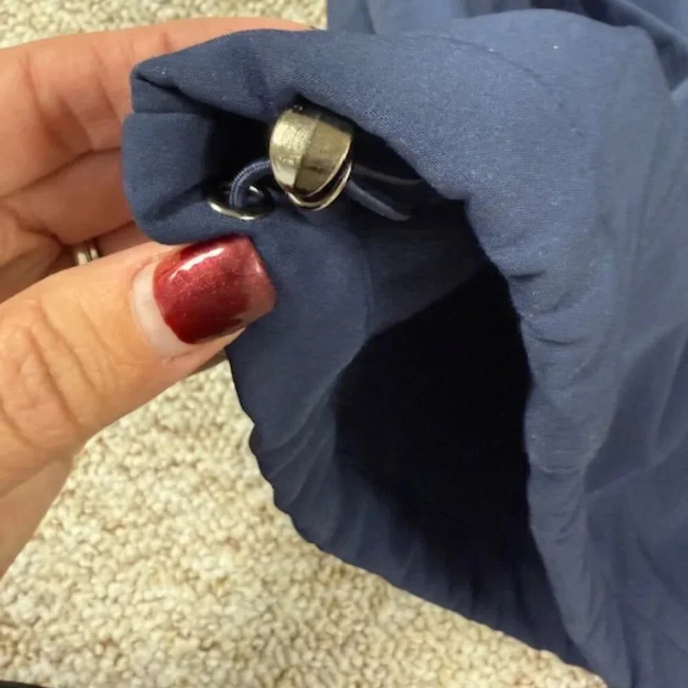 NFL Denver Broncos Mens Large Jacket Full Zip Navy Blue and Embroidered Bronco - Picture 11 of 12